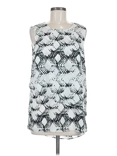 Pre-owned Dknyc Sleeveless Blouse In Silver