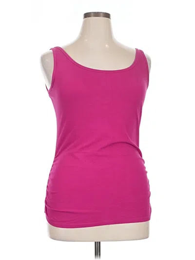 Pre-owned Dknyc Tank Top Pink Strapless Neckline Tops