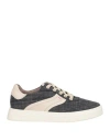 Dl Sport® Dl Sport Woman Sneakers Charcoal Size 7 Leather, Textile Fibers In Grey