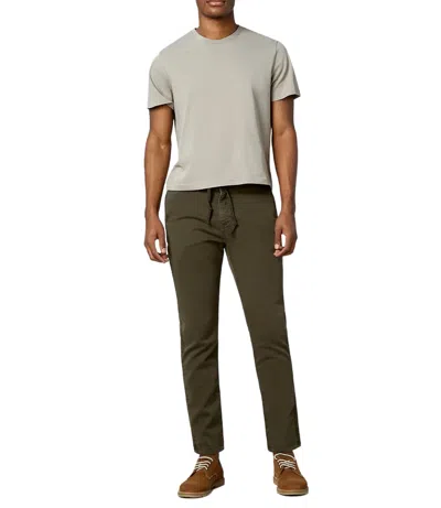 Dl1961 - Men's Jay Track Chino Pants In Army Green Stripe In Multi