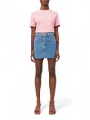 Dl1961 - Women's Asra Mini Skirt In Blue Rapids In Multi