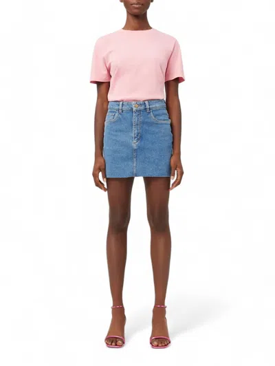 Dl1961 - Women's Asra Mini Skirt In Blue Rapids In Multi