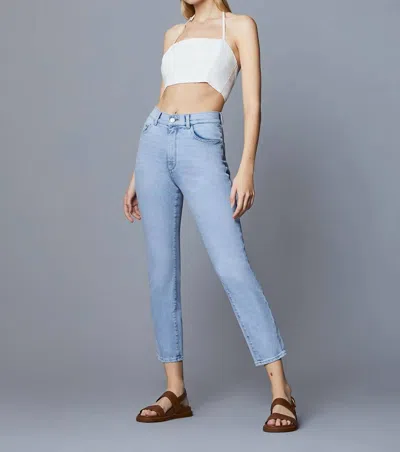 Dl1961 - Women's Bella Slim High Rise Vintage In Lt. Jet Stream In Multi