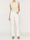 Dl1961 - Women's Bridget High Rise Boot Cut Jeans In White In White