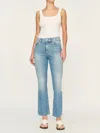 Dl1961 - Women's Bridget Boot High Rise Instasculpt Crop In Aged Mid In Blue