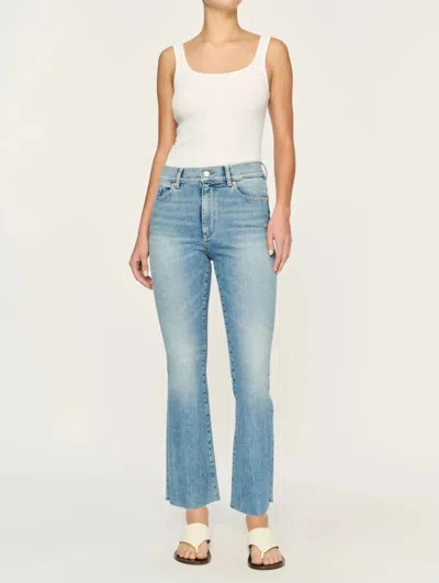 Dl1961 - Women's Bridget Boot High Rise Instasculpt Crop In Aged Mid In Multi