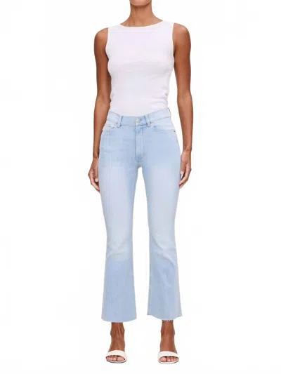 Dl1961 - Women's Bridget Boot High Rise Instasculpt Crop In Baby Blue