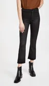 Dl1961 - Women's Bridget Boot: High Rise Instasculpt Crop In Black Coated In Black