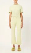 Dl1961 - Women's Bridget Boot High Rise Instasculpt Crop In Light Limeaid In Multi