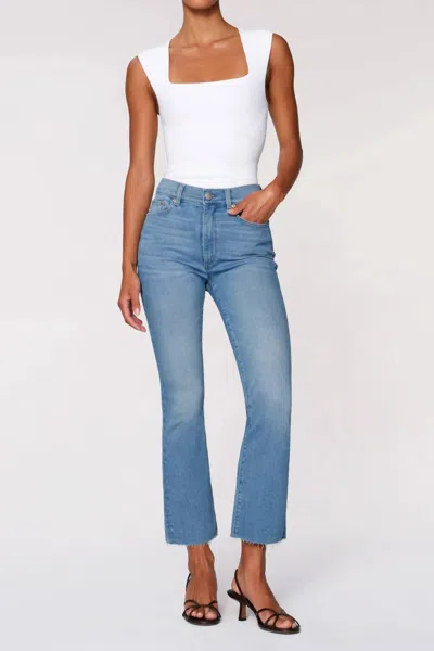 Dl1961 - Women's Bridget Boot High Rise Instasculpt Crop Jeans In East Port In Blue