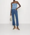 Dl1961 - Women's Bridget Boot High Rise Instasculpt Crop Jeans In Keys In Multi