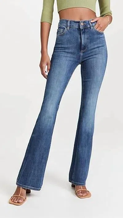 Dl1961 - Women's Bridget Boot High Rise Instasculpt Jeans In Admiral In Blue
