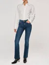 Dl1961 - Women's Bridget Boot High Rise Instasculpt Jeans In Seacliff In Multi
