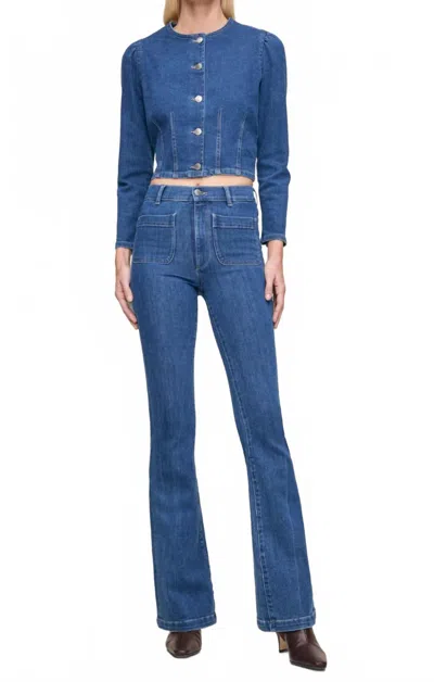 Dl1961 - Women's Bridget Boot Instasculpt Jeans In Blue Water In Multi