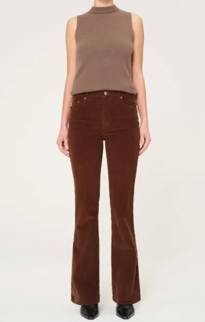 Dl1961 - Women's Bridget Boot Instasculpt Pants In Walnut In Brown