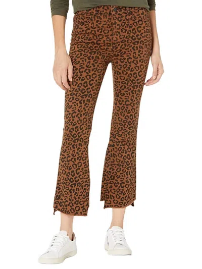 Dl1961 - Women's Bridget Crop High-rise Bootcut Jeans In Jaguar In Brown