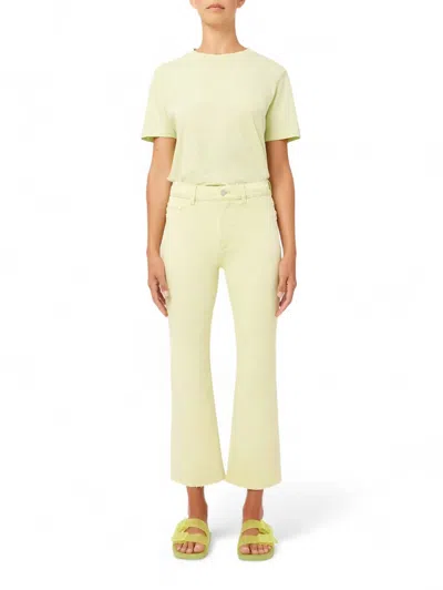 Dl1961 - Women's Bridget Crop Jean In Light Limeade In Multi