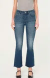 Dl1961 - Women's Bridget Cropped Boot Cut Jean In Hulton In Blue
