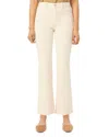 Dl1961 - Women's Bridget High Rise Ankle Bootcut Jeans In Manilla In Beige