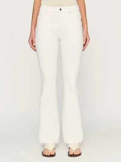 Dl1961 - Women's Bridget High Rise Boot Cut Jeans In White