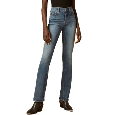 Dl1961 - Women's Bridget High Rise Instasculpt Boot Cut Jeans In Admiral In Blue