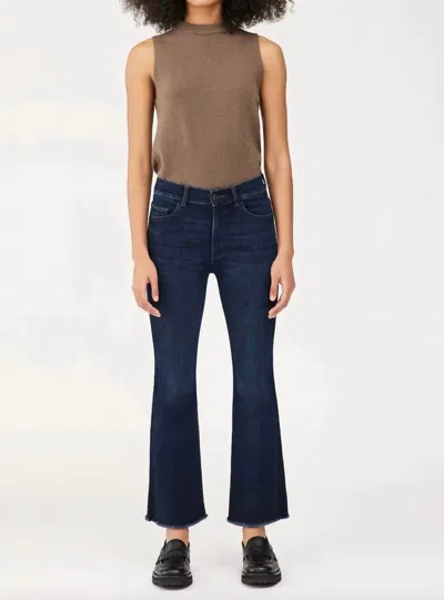 Dl1961 - Women's Bridget High Rise Instasculpt Crop In Cove In Blue