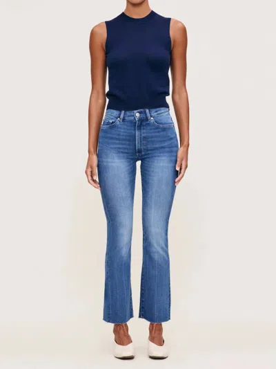 Dl1961 - Women's Bridget Instasculpt Raw Hem Ankle Bootcut Jeans In Palm Springs