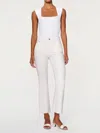 Dl1961 - Women's Bridget Instasculpt Raw Hem Ankle Bootcut Jeans In White
