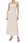 Dl1961 - Women's Carla Linen Dress In Polka Dots In White