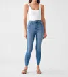 Shop Dl1961 - Women's Chrissy Skinny High Rise Instasculpt Jeans In Blue
