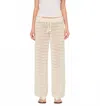Dl1961 - Women's Drue Crochet Pant In Cream In Neutral