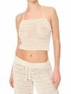 Dl1961 - Women's Drue Crochet Top In Cream In Neutral