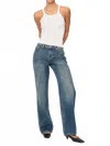 Dl1961 - Women's Drue Straight Low Rise Jeans In Seagate In Blue