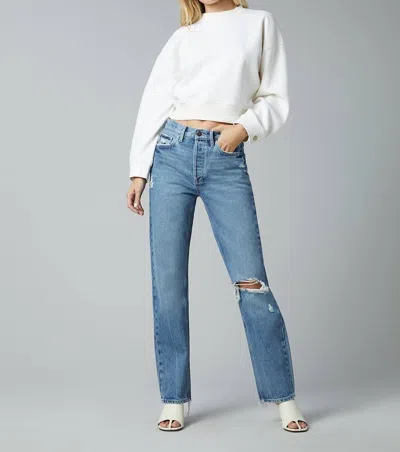 Dl1961 - Women's Emilie Straight Ultra High Rise In Rigid Light In Multi