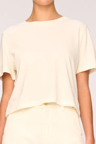 Dl1961 - Women's Essential Tee Top In Manilla In Multi