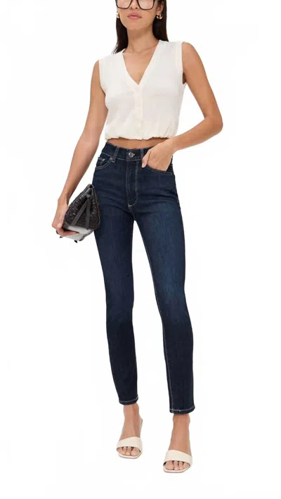 Dl1961 - Women's Farrow Skinny Ankle Jeans In Crescent Harbor In Blue