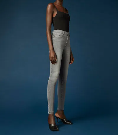 Dl1961 - Women's Farrow Skinny High Rise Instasculpt Ankle In Overcast In Grey