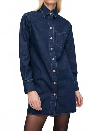 Dl1961 - Women's Faye Shirt Dress In Lake House In Blue