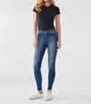 Dl1961 - Women's Florence Ankle Mid Rise Skinny Jeans In Parker In Multi
