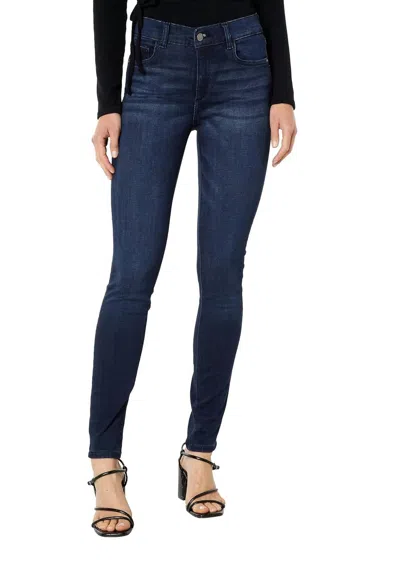 Dl1961 - Women's Florence Skinny: Mid Rise Instasculpt 30" In Dark Indigo (ultimate) In Blue