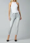 Dl1961 - Women's Florence Skinny Mid Rise Instasculpt Ankle Crop Jeans In Grey In Grey