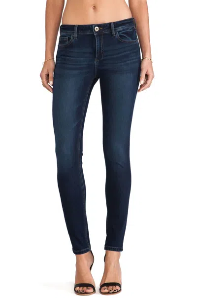 Dl1961 - Women's Coco Straight Mid-rise Curvy Jeans In Solo In Multi