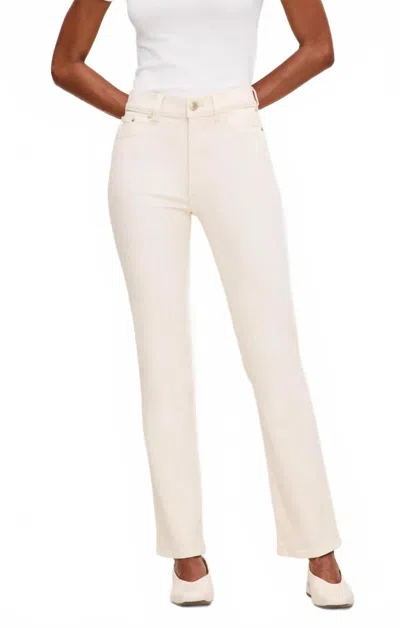 DL1961 - WOMEN'S HALLE STRAIGHT LEG INSTASCULPT JEAN IN ECRU