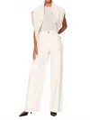 Dl1961 - Women's Hepburn Wide Leg High Rise 31" Jeans In White In White