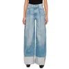 Dl1961 - Women's Hepburn Wide Leg High Rise 32" Jean In Springdale Cuffed In Blue