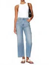 Dl1961 - Women's Hepburn Wide Leg High Rise Ankle Jeans In Freshwater In Multi