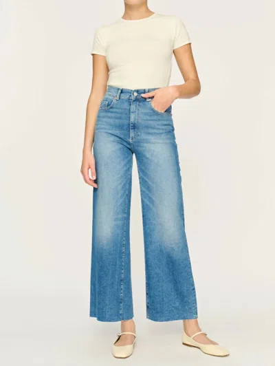 Dl1961 - Women's Hepburn Wide Leg High Rise Jeans In Driggs In Blue