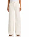 Dl1961 - Women's Hepburn Wide Leg High Rise Vintage Jeans In Eggshell In White
