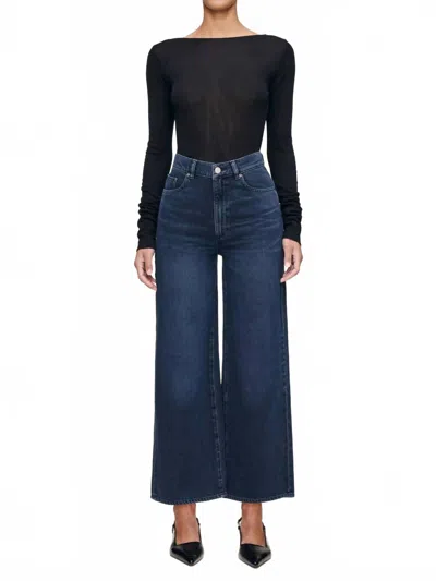 Dl1961 - Women's Hepburn Wide Leg High Rise Vintage Jeans In Mediterranean In Multi