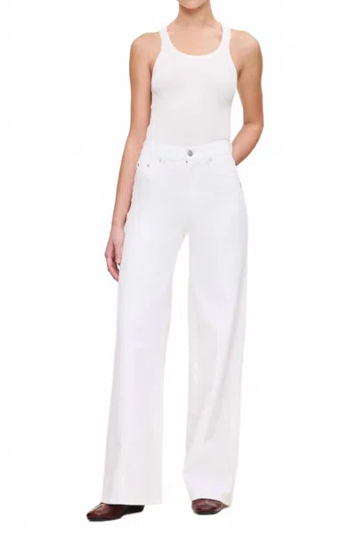 Dl1961 - Women's Hepburn Wide Leg In White Pintuck